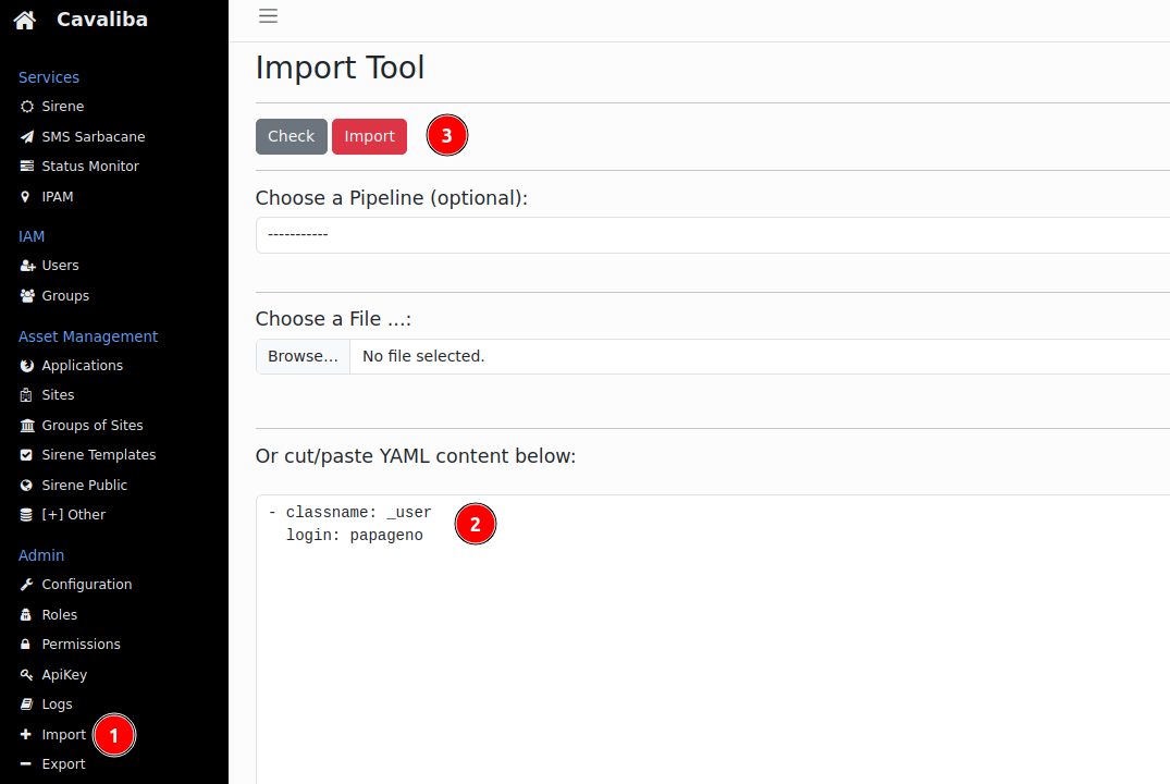 import